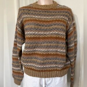 Elsamanda stripped knit sweater size M